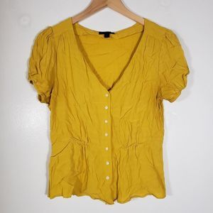 J. Crew Yellow Blouse